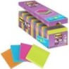 Post-it&Acirc;&reg; Haftnotizen 24 Haftn.SuperSticky 76x76 farbsortiert