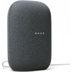 Nest Audio - Google Assistant - - Rectangle - Charcoal - - Plastic -