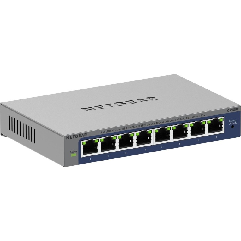 NETGEAR 8PORT GIGABIT PLUS SWITCH GS108E