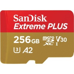 Ext PLUS microSDXC 256GB + SD 200MB/s