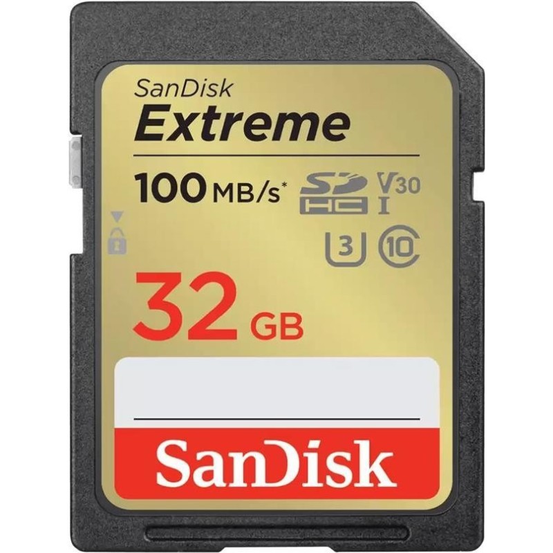 SanDisk Extreme SD UHS-I Card 32 GB Classe 1 SanDisk Extreme PLUS -