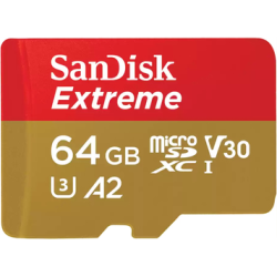 SanDisk Extreme 64 GB MicroSDXC UHS-I Classe 10 SanDisk Extreme - Sc