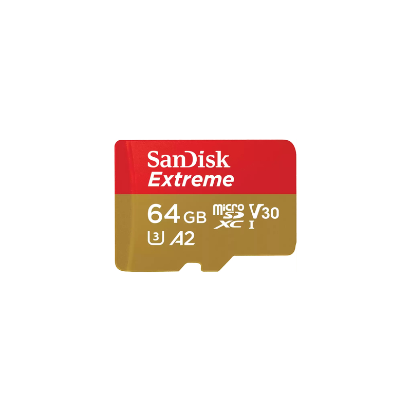 SanDisk Extreme 64 GB MicroSDXC UHS-I Classe 10 SanDisk Extreme - Sc