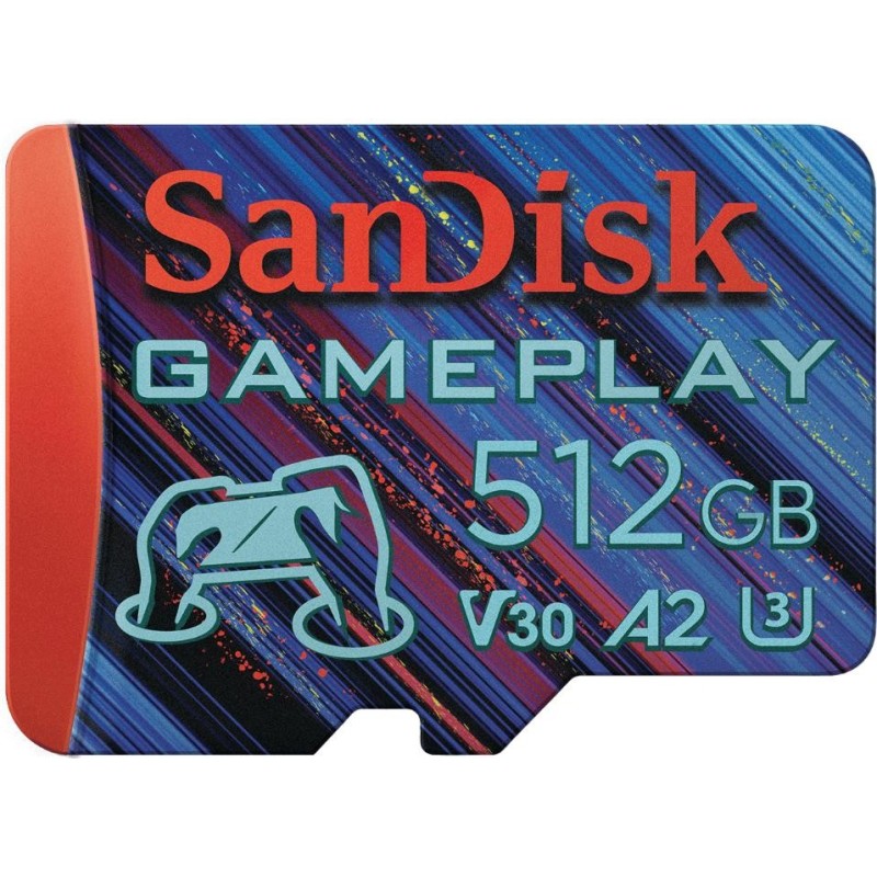 SanDisk GamePlay 512 GB microSDXC UHS-I-Speicherkarte bis 190 MB/s