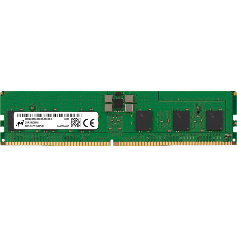 16GB Micron DDR5 PC5 38400-4800MHz 1Rx8 CL40 RDIMM