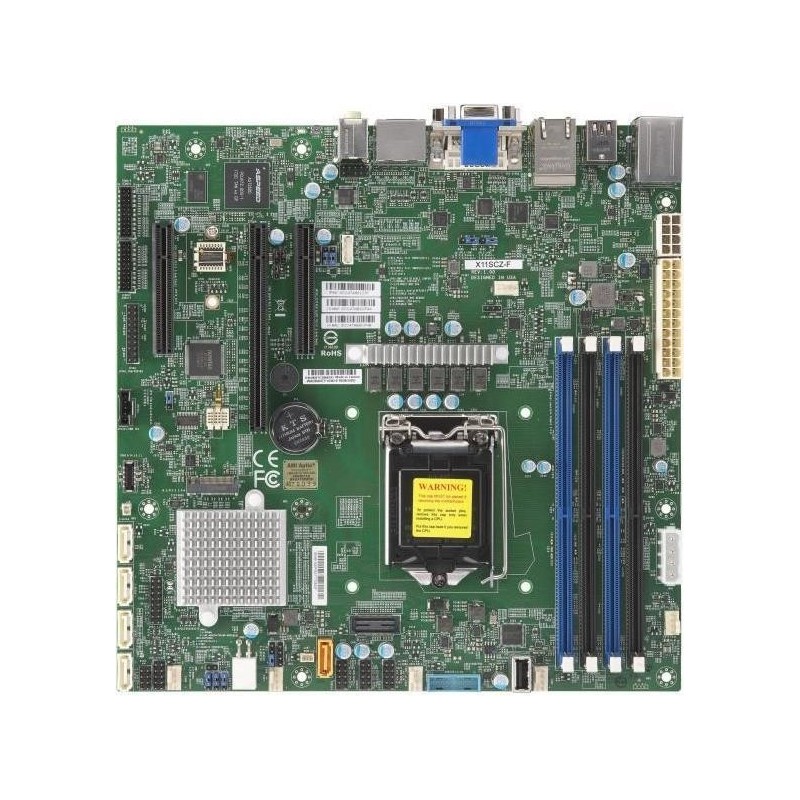 X11SCZ-F, Intel, presa LGA 1151 H4, Intel Celeron, Intel Core i3, Int