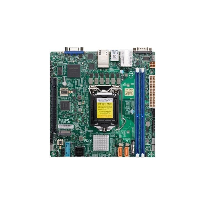 SUPERMICRO MBD-X12STL-IF-O Mini-ITX LGA1200,C252,USB3.2,2xGLAN,OnBoard