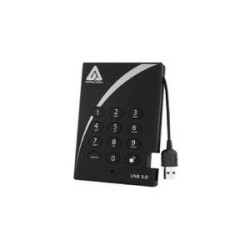 Apricorn Aegis Padlock USB 3.0 500GB disco rigido esterno Nero (HDD 5