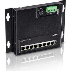 8-PORT INDUSTRIAL GIGABIT POE+