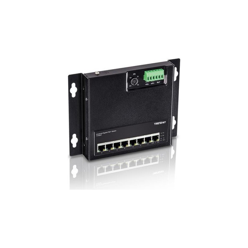 8-PORT INDUSTRIAL GIGABIT POE+