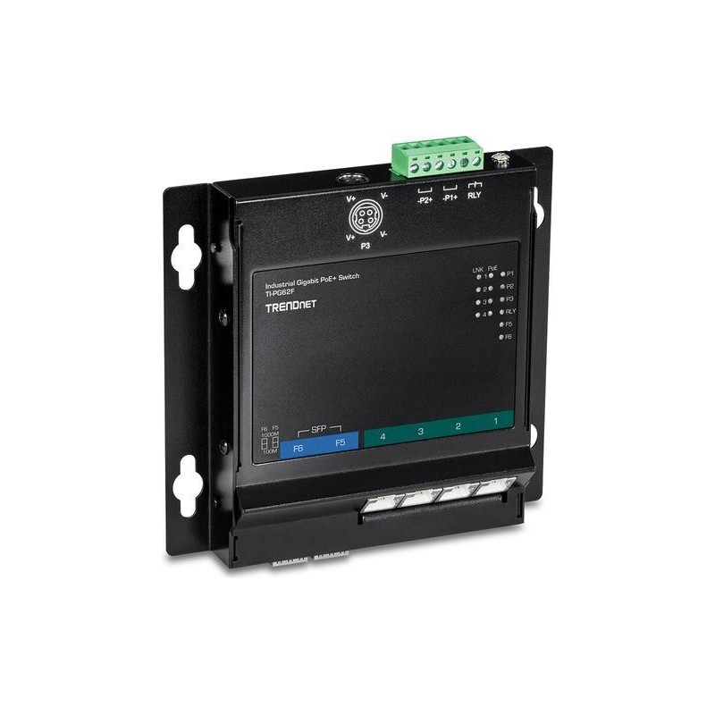 6-PORT INDUSTRIAL GIGABIT POE+