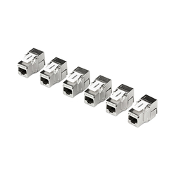 6 PACK CAT6A KEYSTONE JACK