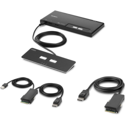 Belkin F1DN102MOD-PP-4 switch per keyboard-video-mouse [kvm] Nero (2-