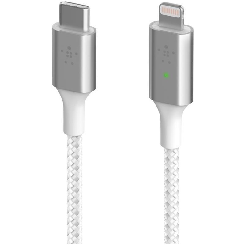 Belkin Smart LED USB-C to Lightning Bianco