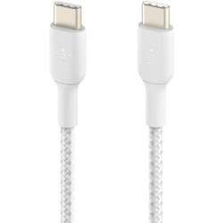 Belkin BoostCharge cavo USB 2 m USB C Bianco (BOOSTCHARGE GEFLOCHTENE