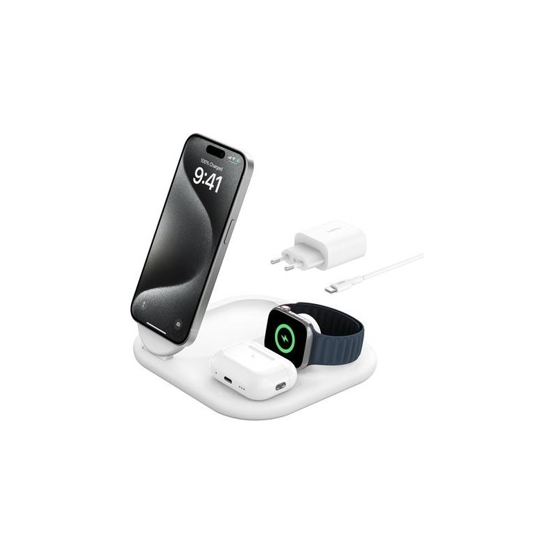 WIRELESS BOOSTCHARGE QI2 - MAGNETIC 3-IN-1 CHARGING STATION