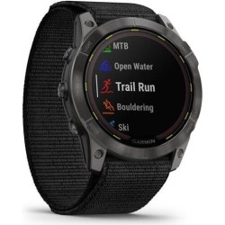 Garmin Enduro 2,Sol,Blk,CrbnGrayDLCTi con cinturino Ultrafit&Acirc;&nbsp;&Acirc;&nbsp;S