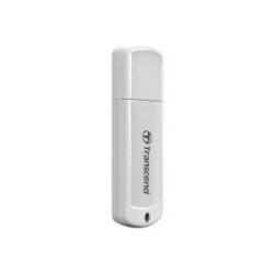 TRANSCEND 32GO CL&Atilde; USB 2.0 - BLANC