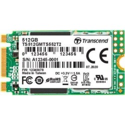 Transcend TS256GMTS552T2-I drives allo stato solido M.2 256 GB Serial