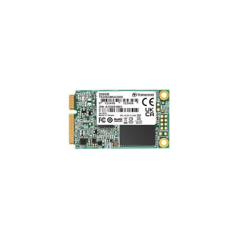 TRANSCEND SSD 256GB mSATA SATA3 3DTL read/write:560/500