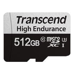 SD-Card micro 512GB TRANSCEND bis 100/60MB/s s,w/adapter,UHS-I U3