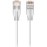 Ubiquiti UACC-Cable-Patch-EL-0.15M-W-24 cavo di rete Translucent, Bia