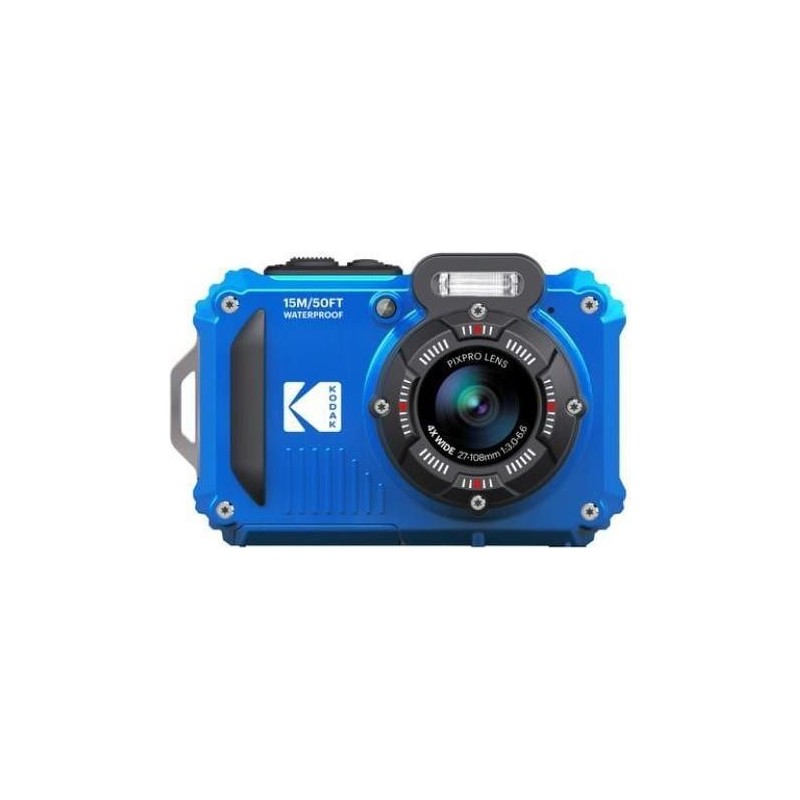 Kodak Pixpro WPZ2 16MP 6x digitaler Zoom Unterwasserkamera Blau