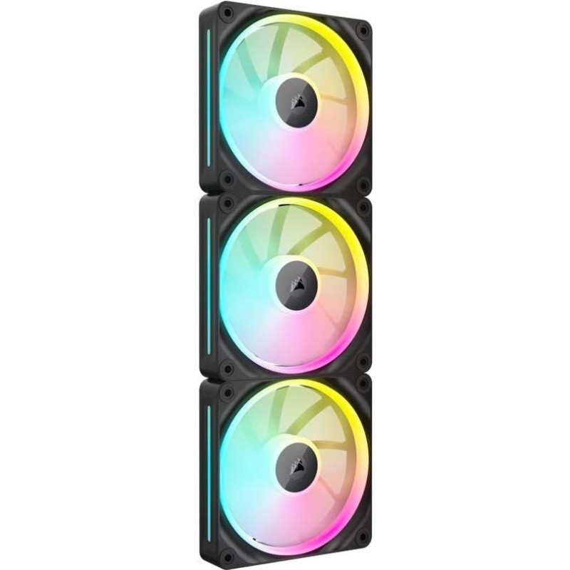 Corsair iCUE LINK LX120 12cm PWM RGB Case Fans [3-Pack], 18 RGB LEDs,