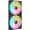 Corsair iCUE LINK LX140 14cm PWM RGB Case Fans [2-Pack], 18 RGB LEDs,