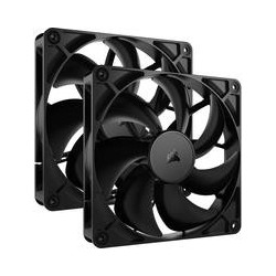 Corsair RS140 PWM 14cm Case Fans [2 Pack], Magnetic Dome Bearing, Dai