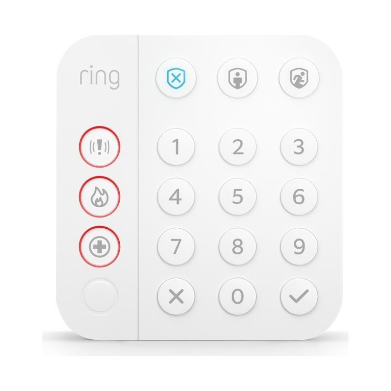 Ring Alarm Keypad - 2nd Generation - tastiera - senza fili - Z-Wave -