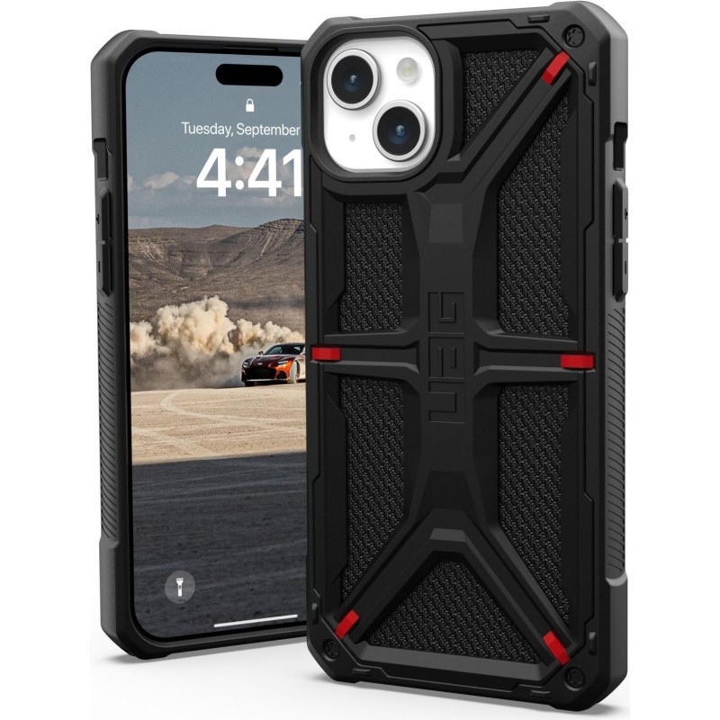 UAG Monarch Kevlar Series Beskyttelsescover Sort kevlar Apple iPhone 