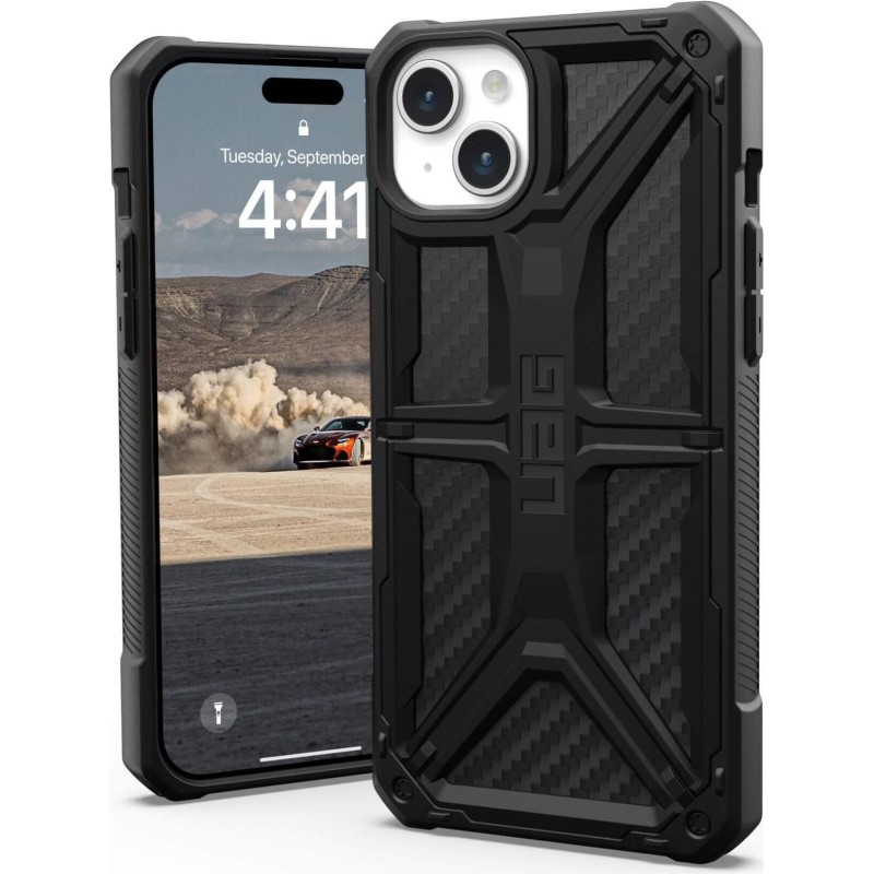 UAG Monarch Series Beskyttelsescover Karbonfiber Apple iPhone 15 Plus