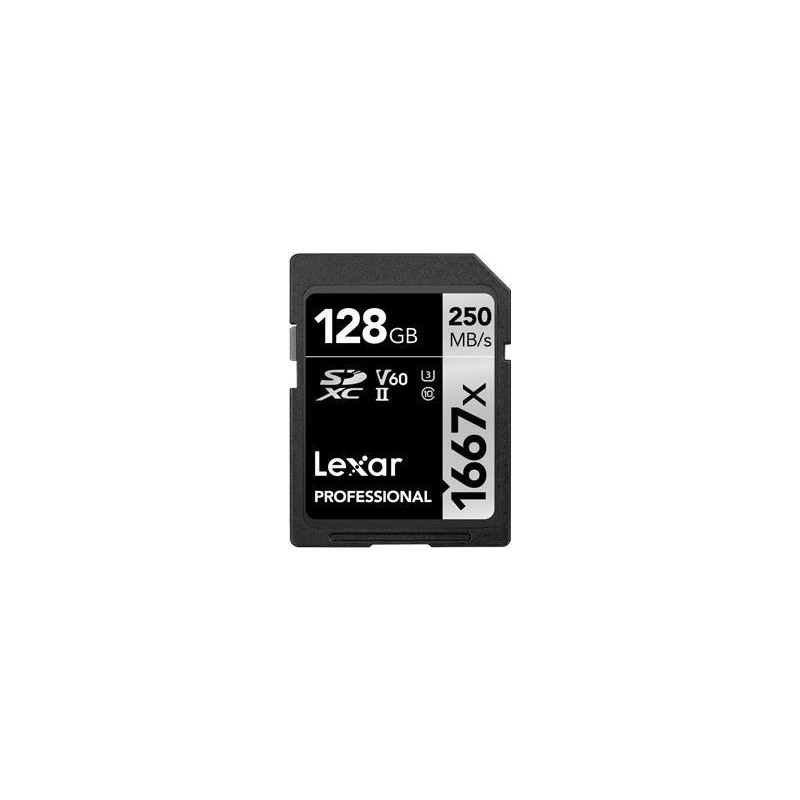 Lexar SDXC, 128 GB memoria flash UHS-II Classe 10 (Sdxc, 128 Gb Uhs-I