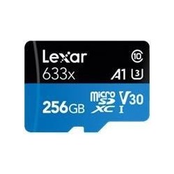 Lexar 633x 256 GB MicroSDXC UHS-I Classe 10 256GB Lexar 633x HS micr