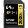 Lexar Professional 2000x 64 GB SDHC UHS-II Classe 10 64GB Lexar Prof