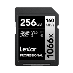 Lexar Professional 1066x 256 GB SDXC UHS-I Classe 10 256GB Lexar Pro