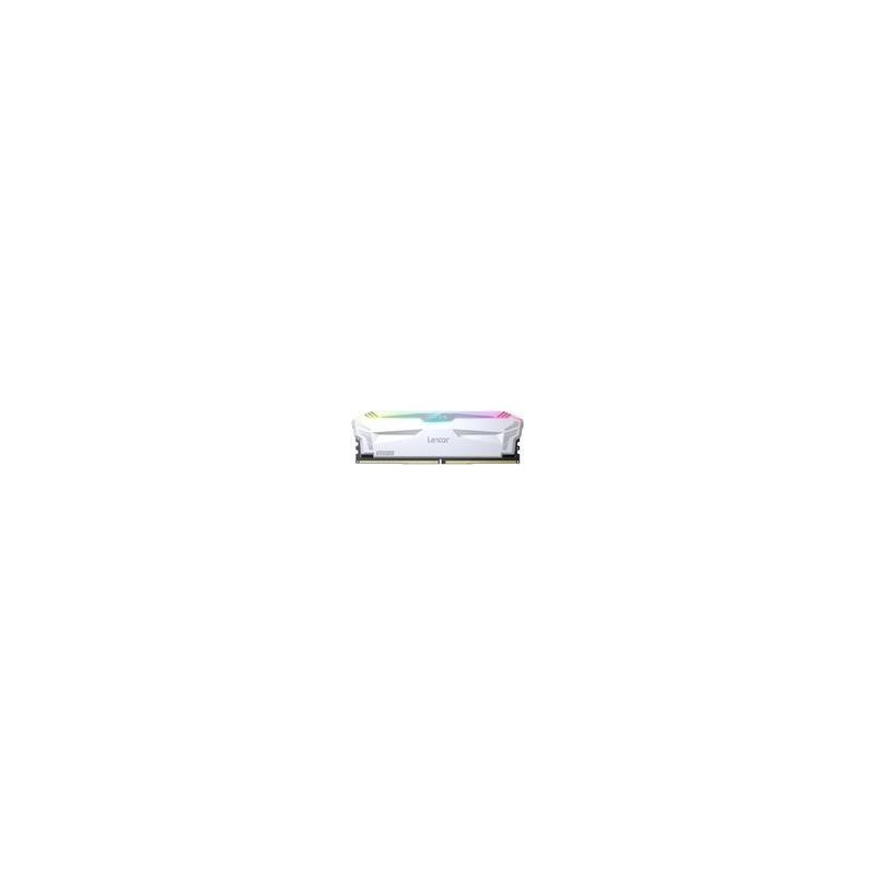 16GB LexarÂ® Ares DDR5 6400 CL32 14V Memory with h/s white