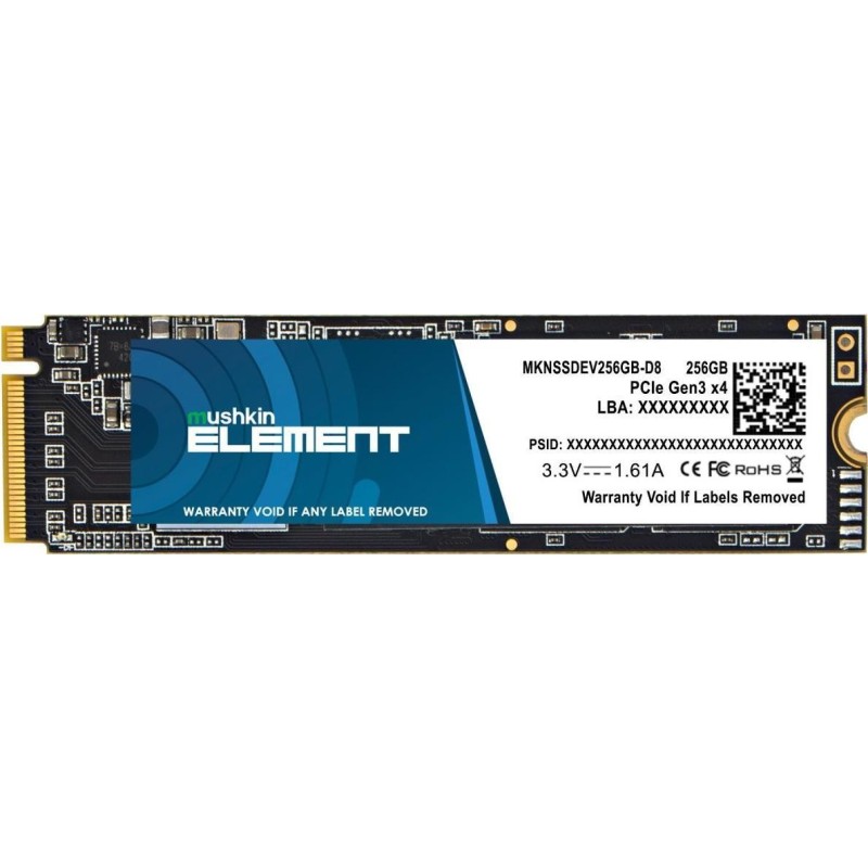 Mushkin ELEMENT Solid state-drev 256GB M.2 PCI Express 3.0 x4 (NVMe)