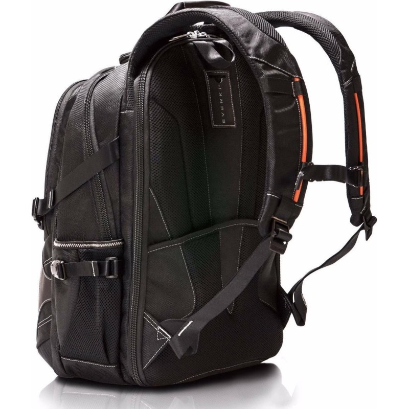 Concept 2, black - Premium Travel Friendly Laptop Backpack, up to 17.