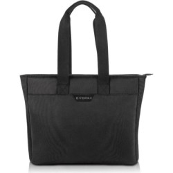 SHOPPER 418 (EKB418), black - Slim laptop handbag in Shopper style fo