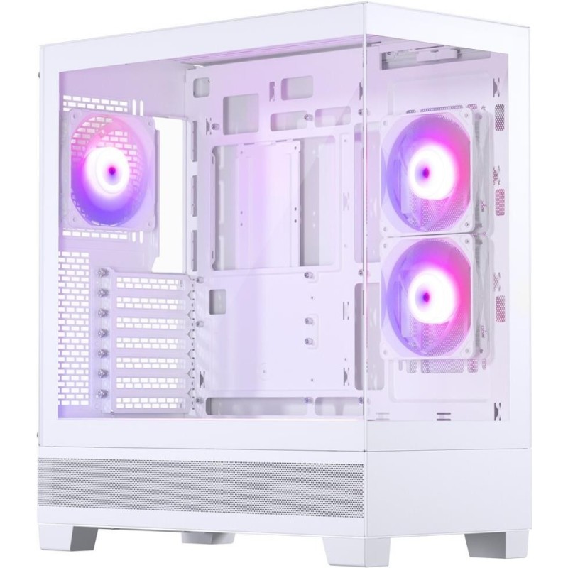 Phanteks XT View ATX Case Tempered Glass Windows - White