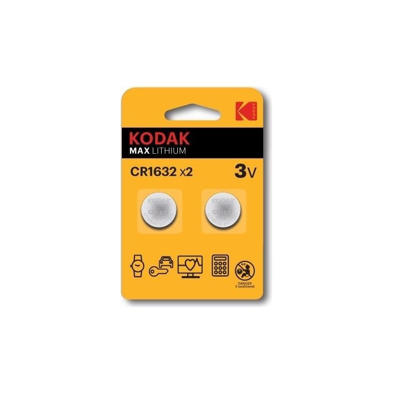 Kodak MAX Knapcellebatterier CR1632