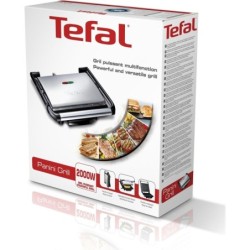 Tefal GC 241D Inicio Kontaktgrill Edelstahl / Schwarz