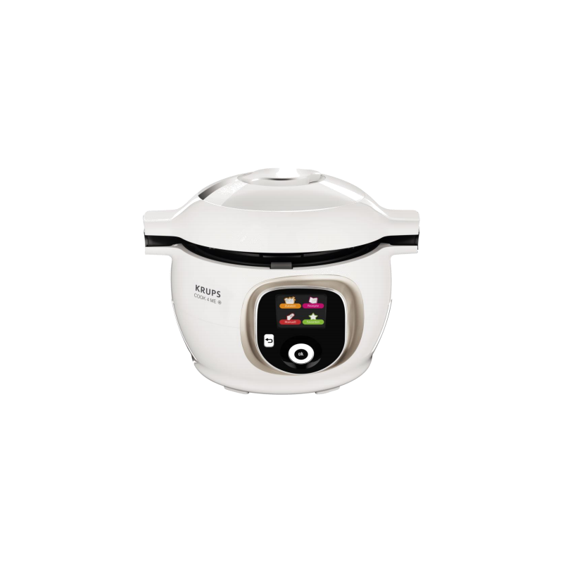 Krups CZ7101 Cook4Me+ Multikocher 6l, 1200 W, wei&szlig;/grau