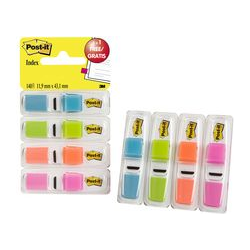 Post-it&Acirc;&reg; Haftmarker 4x35 Haftmarker Index mini t&Atilde;&frac14;rkis, limoneng