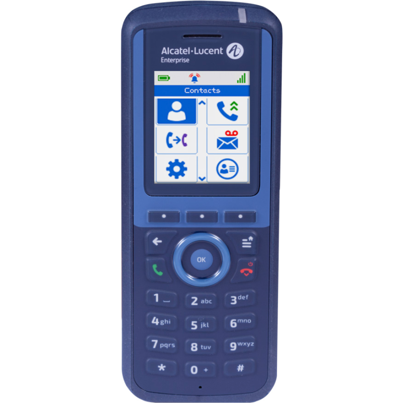 Alcatel-Lucent 8254 DECT-Mobilteil, Akku und G&uuml;rtelclip