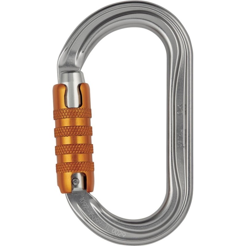 Petzl M33A SLN OK SCREW-LOCK CARABINER BLACK