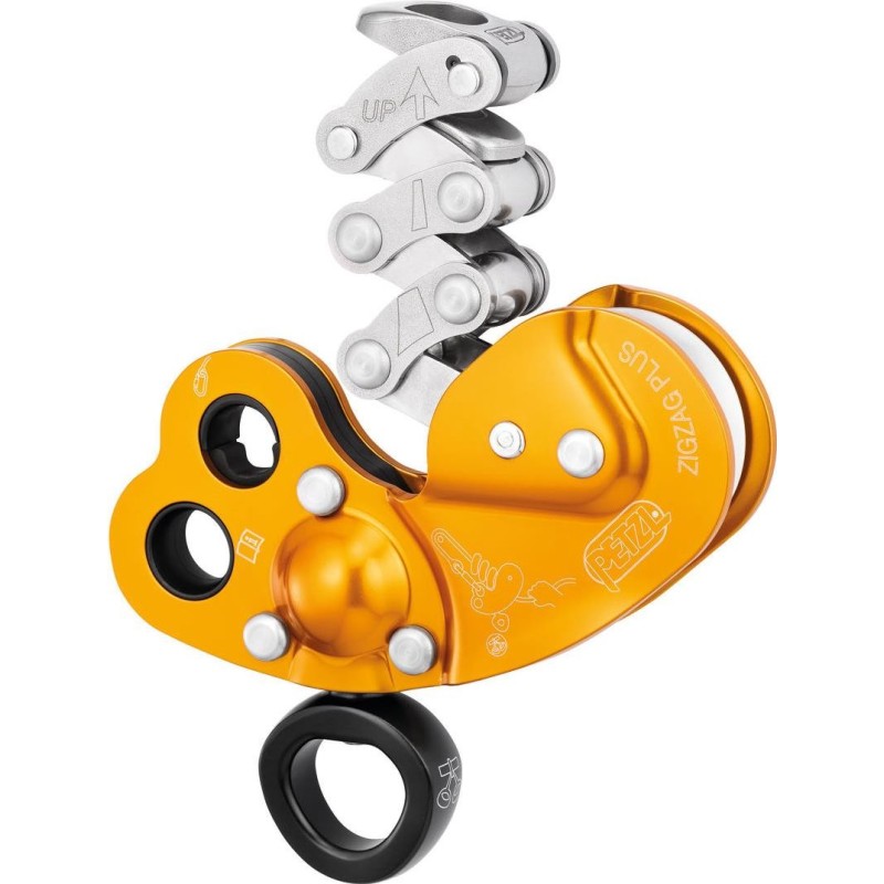 Petzl D022BA00 Zigzag Plus Descender Gelb