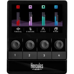 Hercules Stream 100 Audio Controller, Schwarz